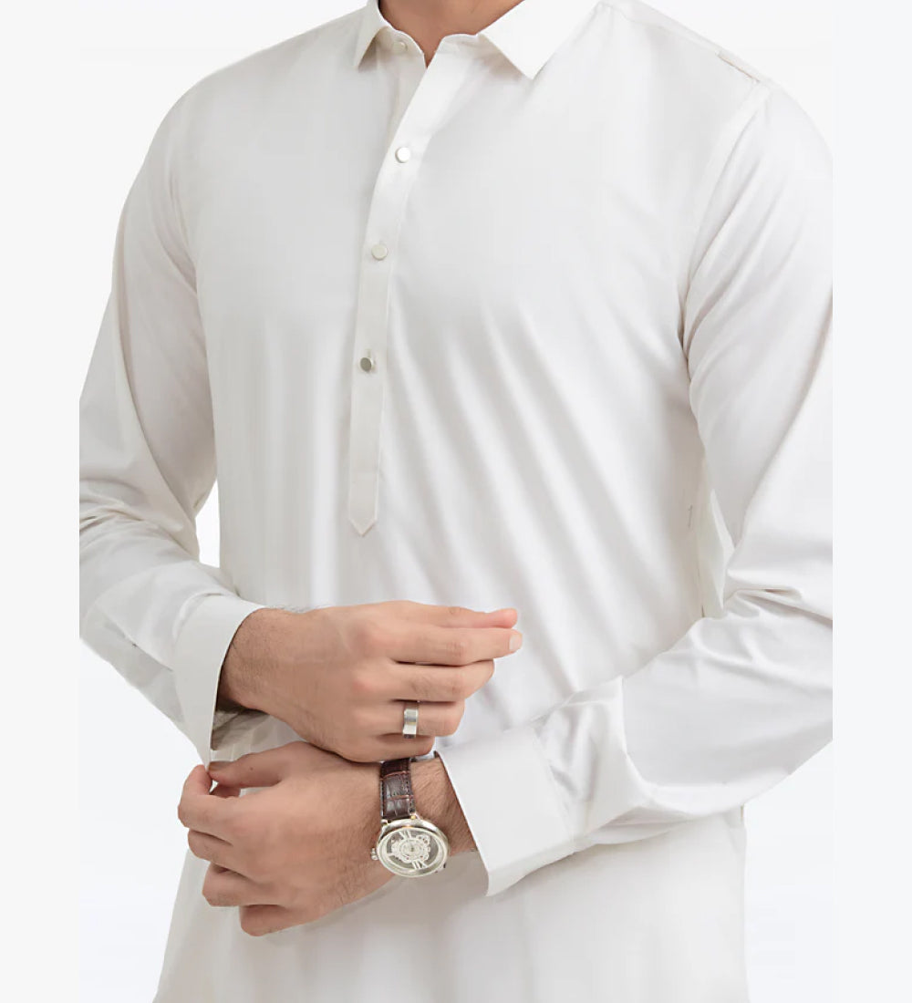 Off White Kameez Shalwar