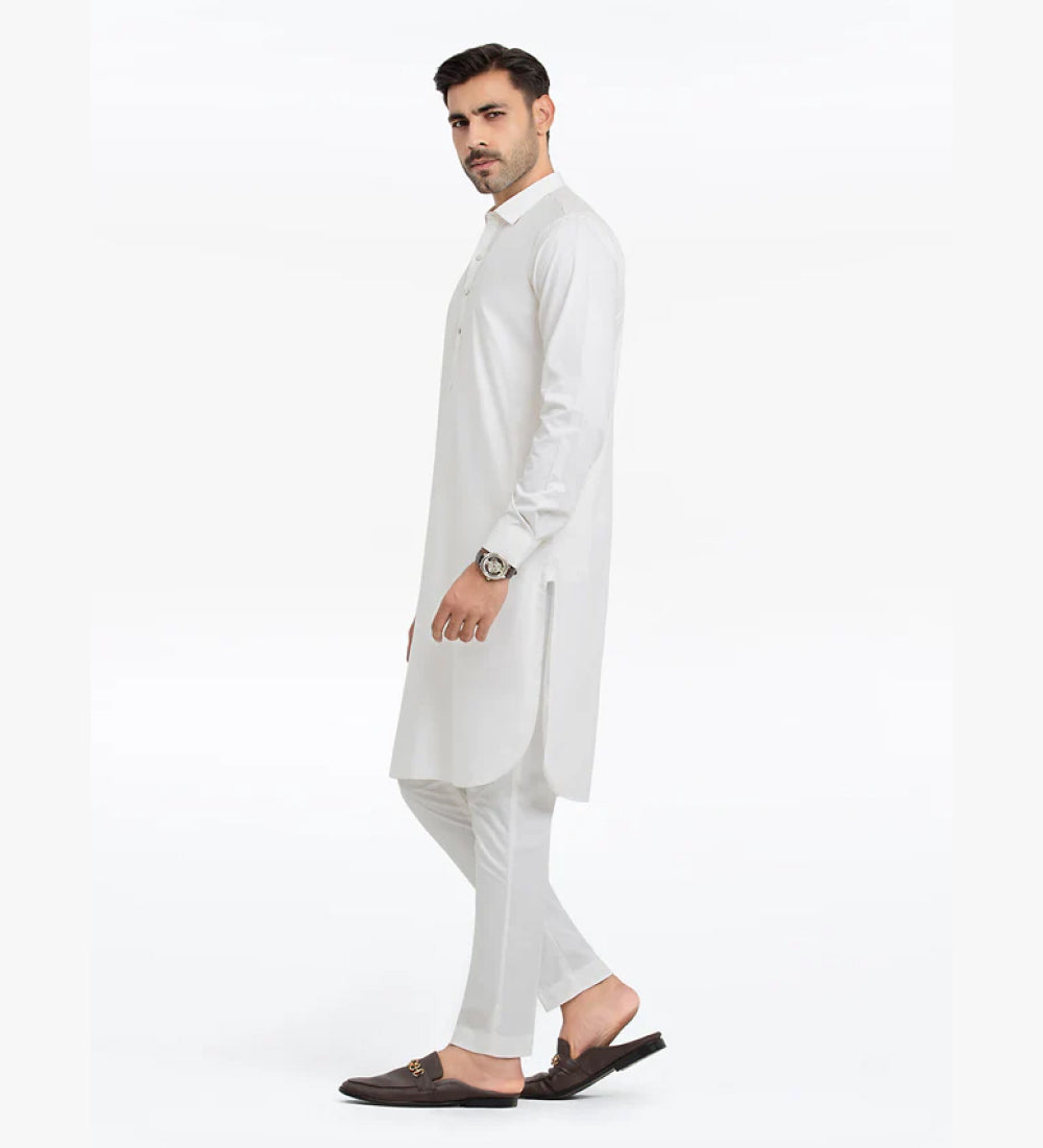 Off White Kameez Shalwar