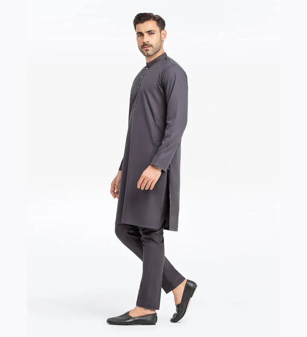 Deep Grey Kurta Pajama
