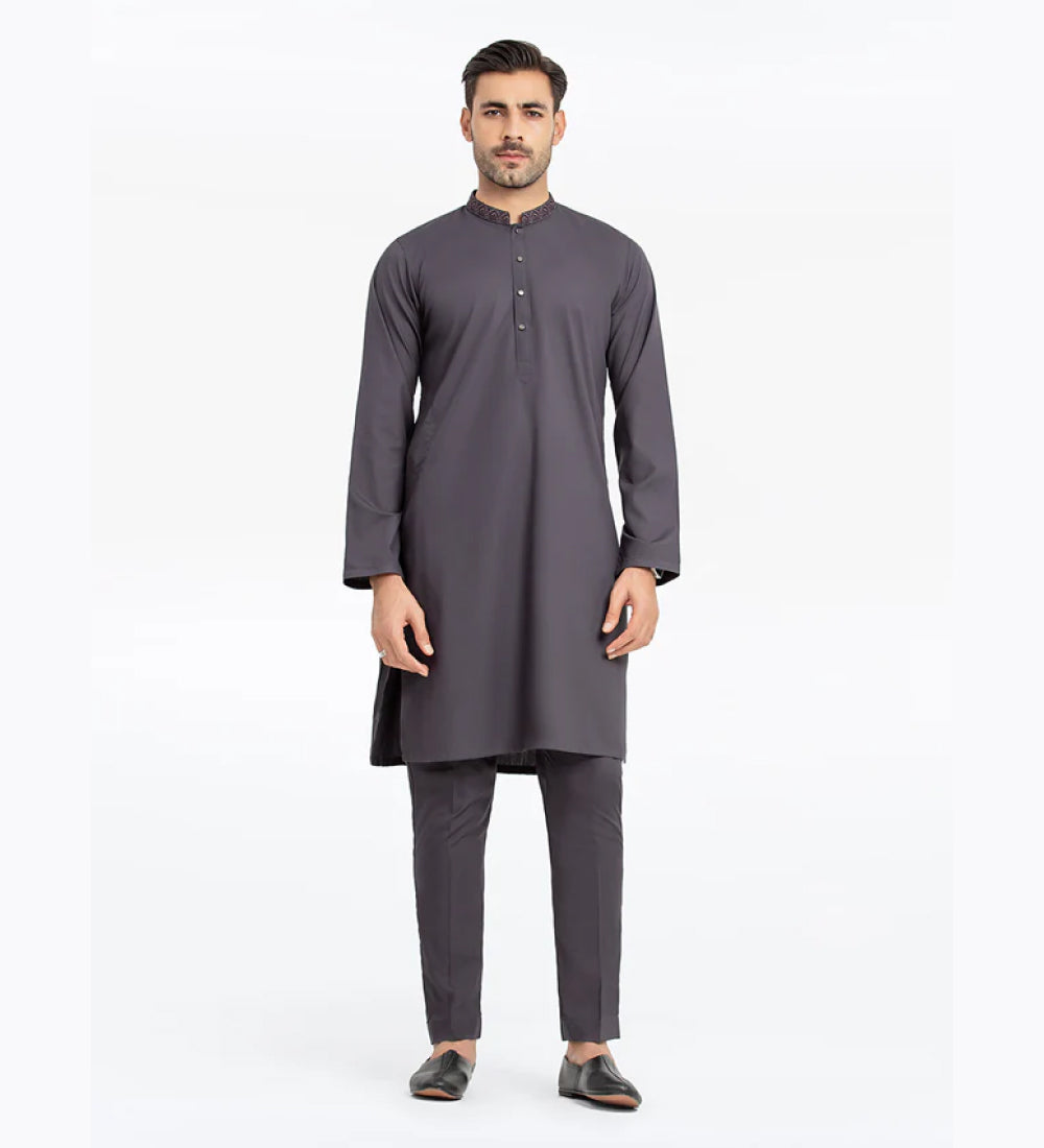Deep Grey Kurta Pajama