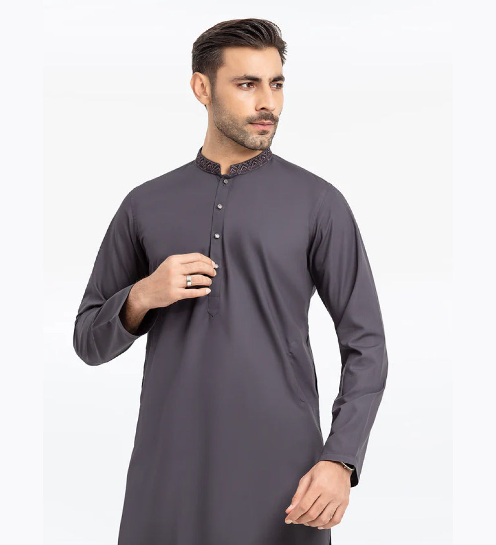 Deep Grey Kurta Pajama