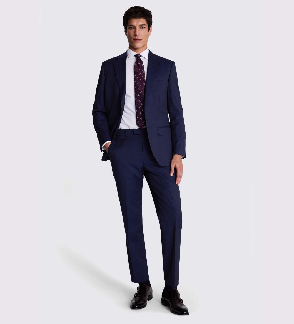 Regular Fit Ink Stretch Suit