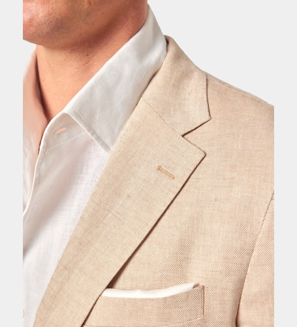 Slim Fit Beige Suit
