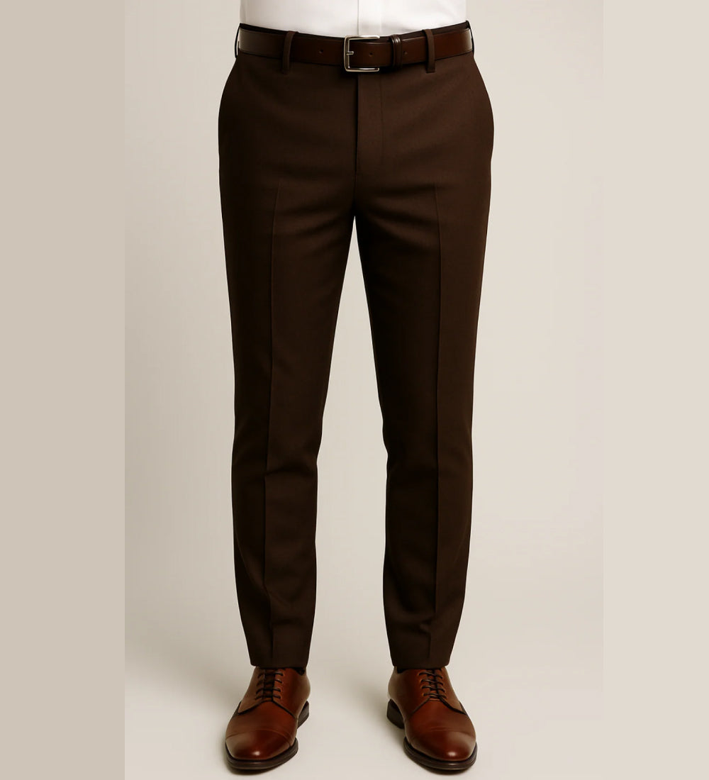 DARK BROWN SUIT 3-PIECE