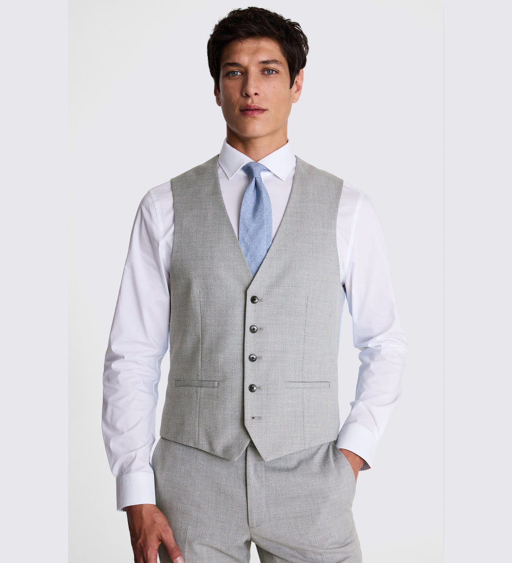 Slim Fit Grey Stretch Suit