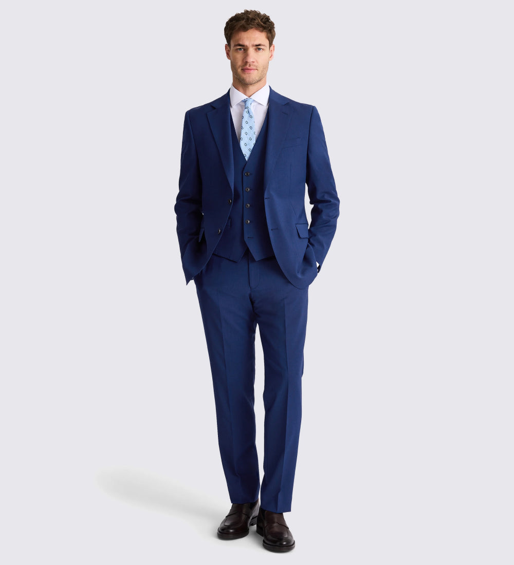 Tailored Fit Royal Blue Performance Suit