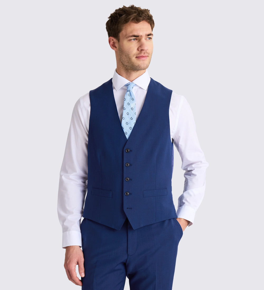 Tailored Fit Royal Blue Performance Suit