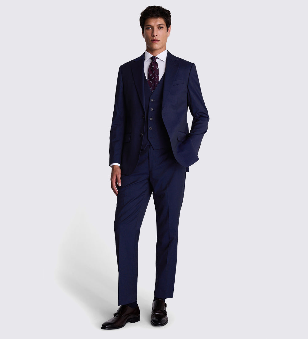 Regular Fit Ink Stretch Suit