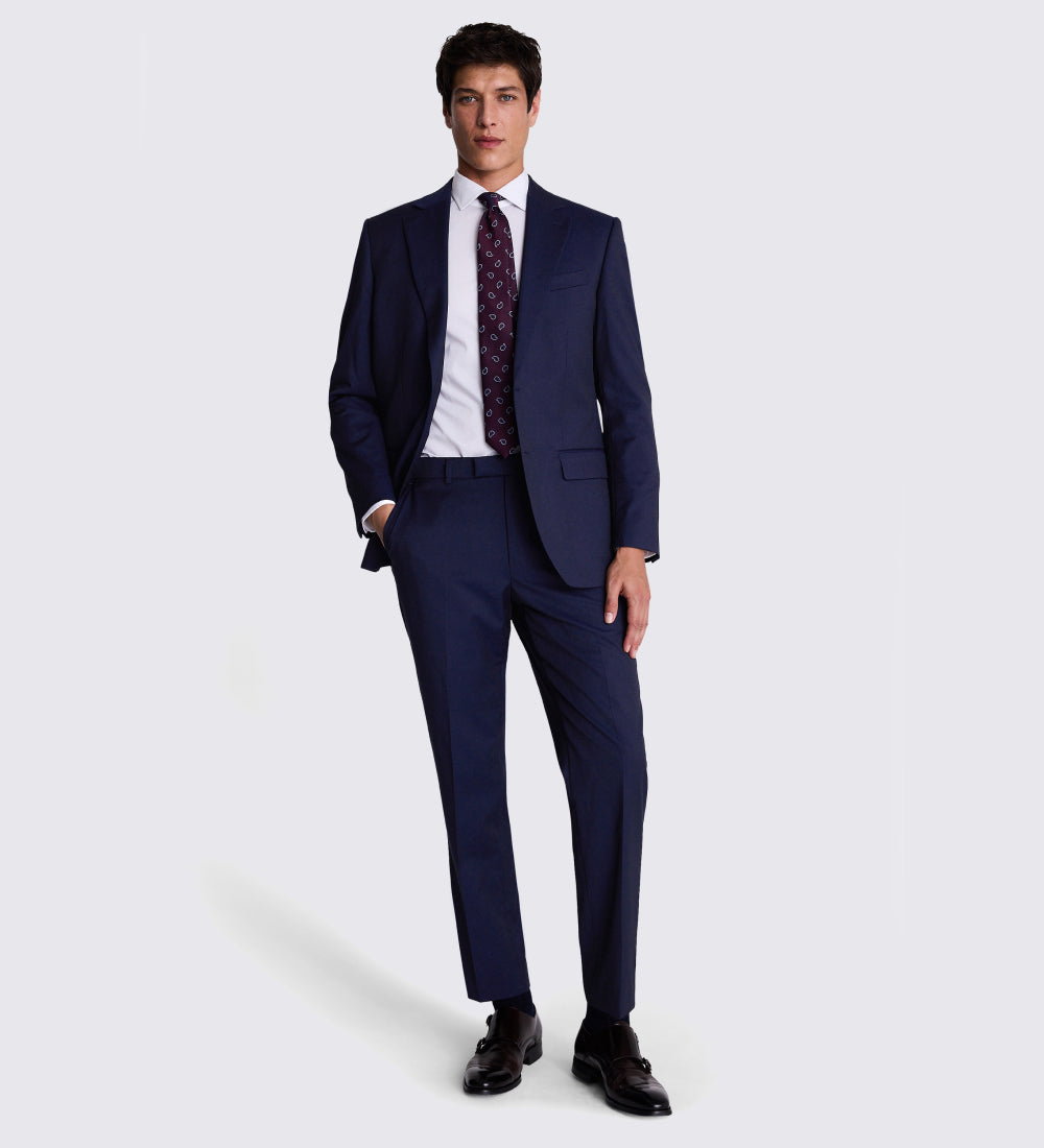 Regular Fit Ink Stretch Suit