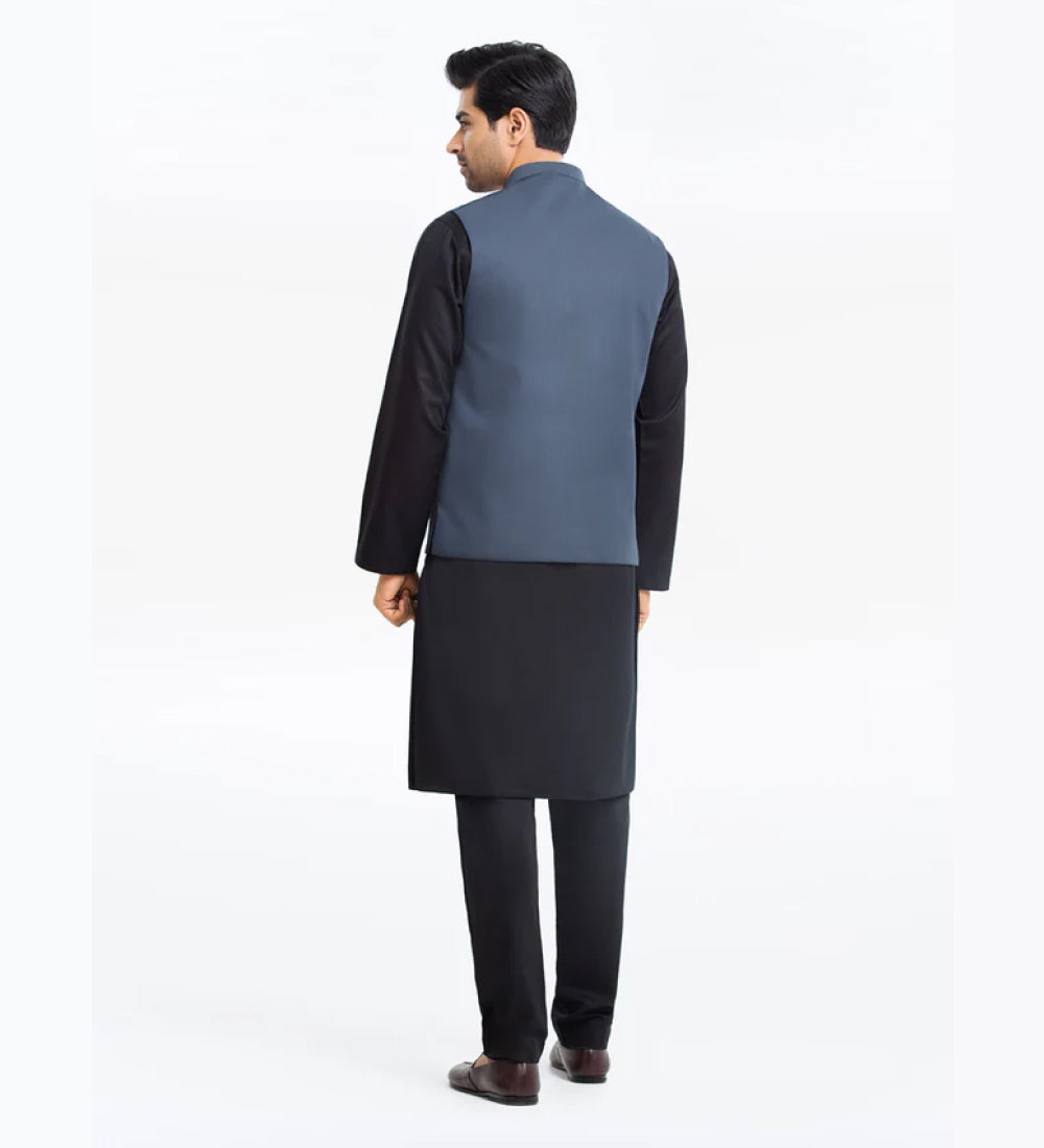 Men's Navy Blue Waist Coat