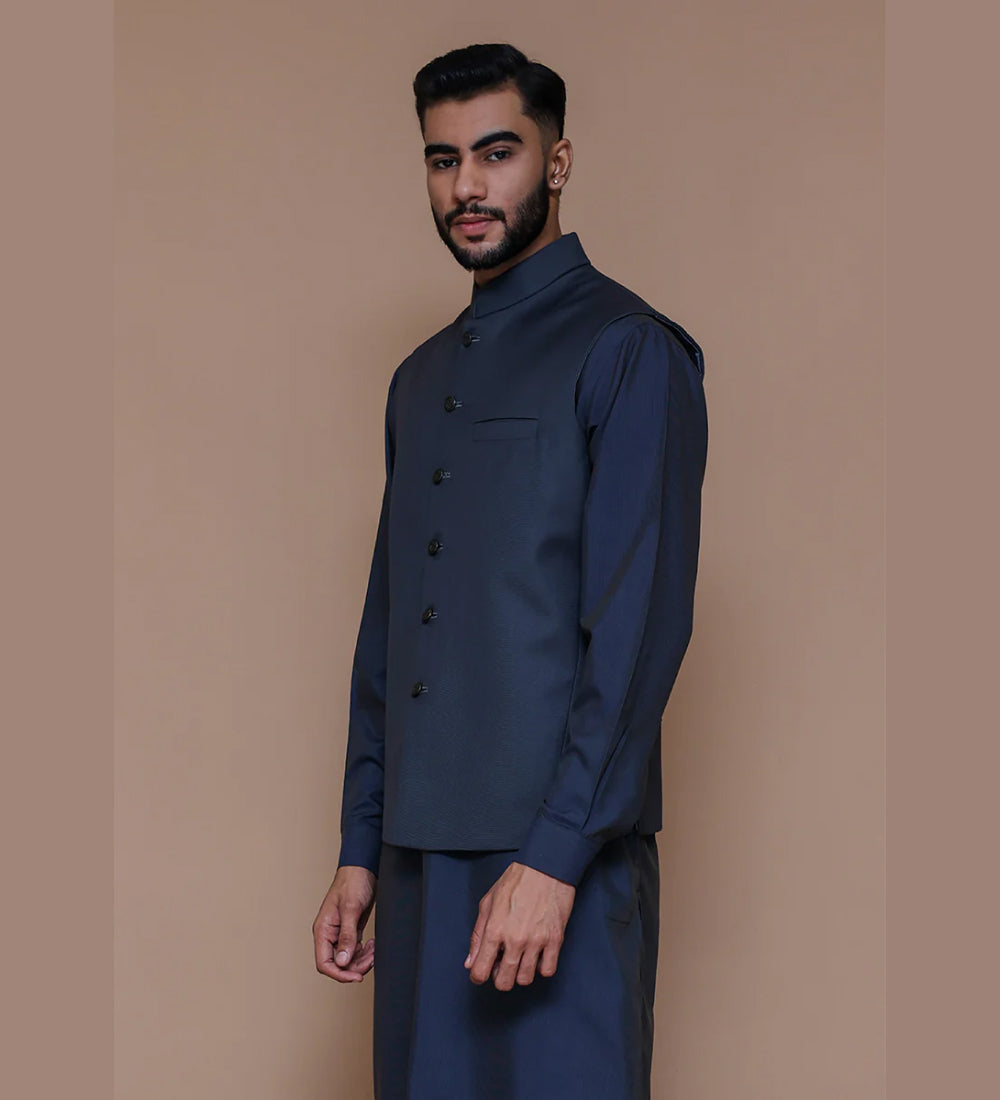Suiting Ebony Traditional Waistcoat