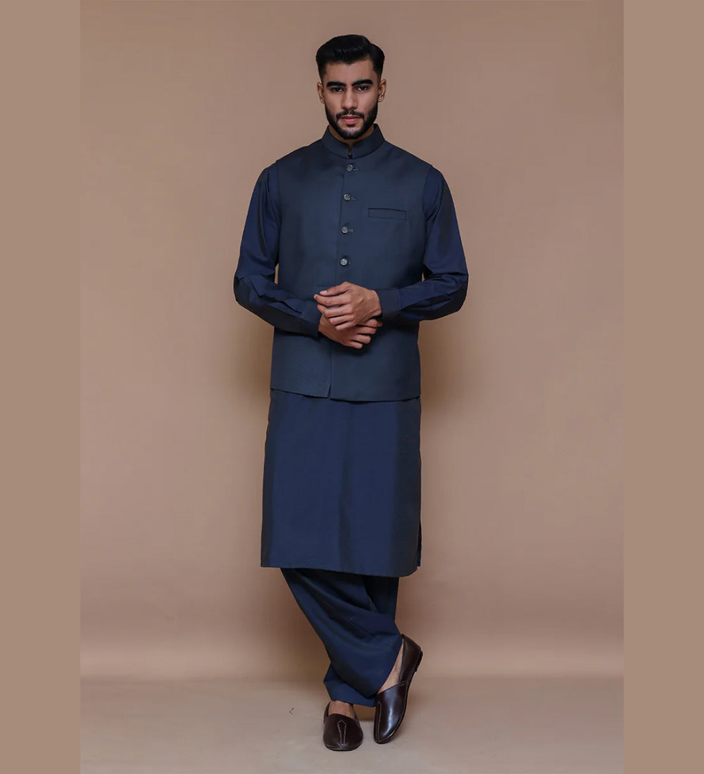 Suiting Ebony Traditional Waistcoat