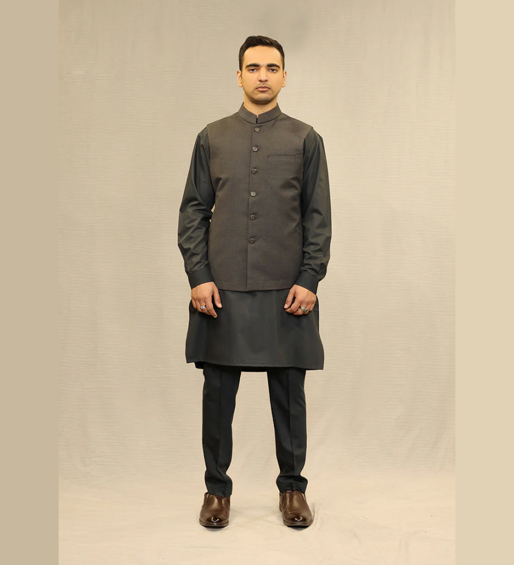 Suiting Forged Iron Traditional Waistcoat