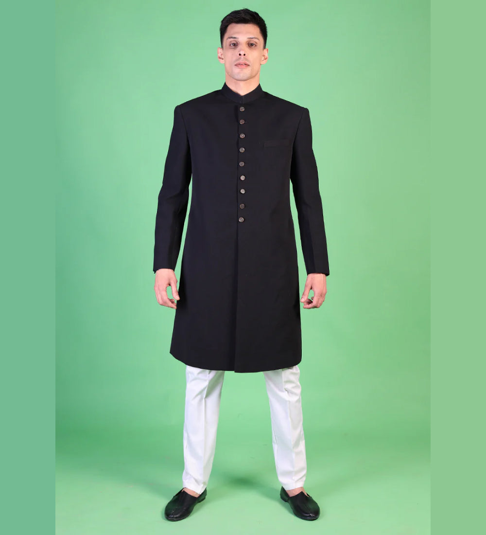 Classic Georgette Tap Shoe Sherwani