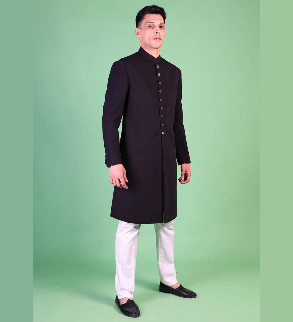 Classic Georgette Tap Shoe Sherwani