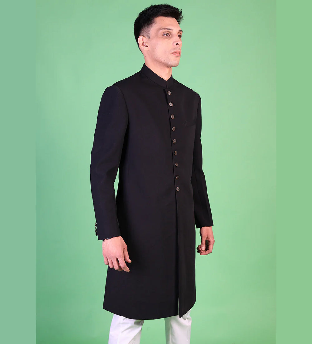 Classic Georgette Tap Shoe Sherwani