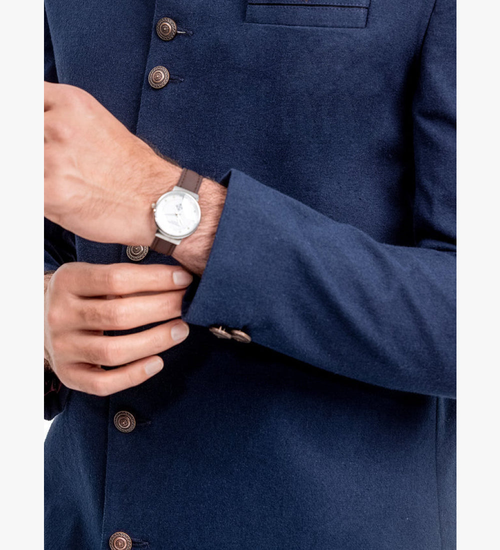 Men's Dark Navy Sherwani