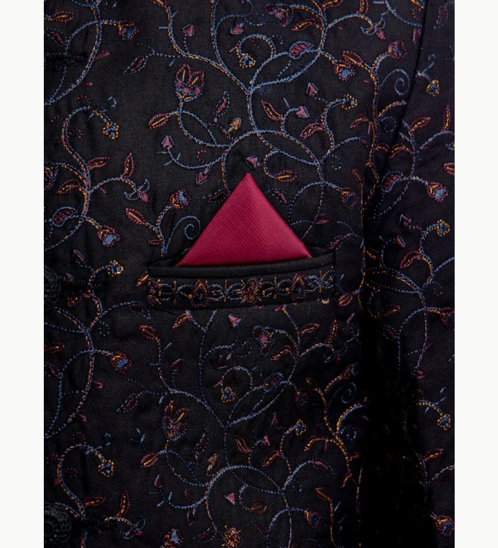 Boy's Black Sherwani