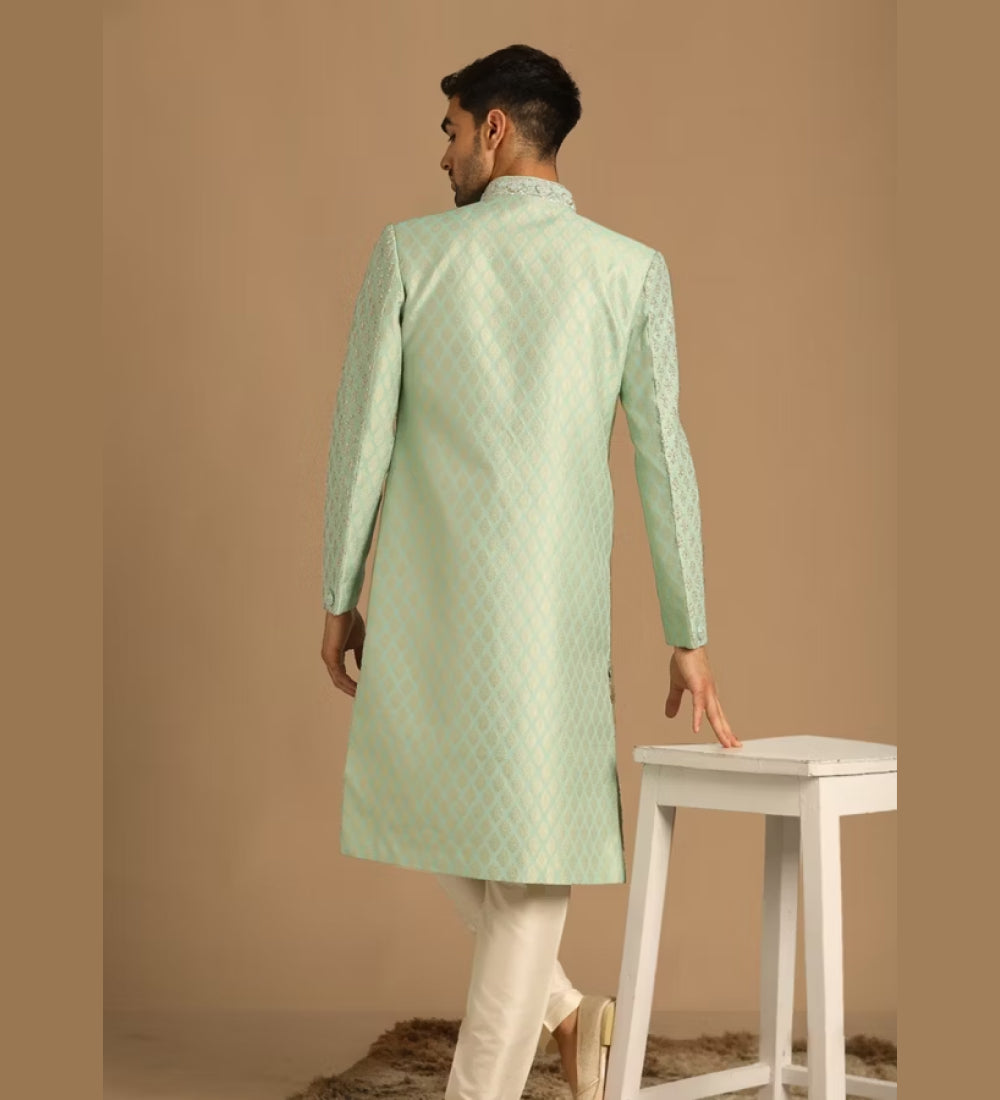 Opal Green Sherwani