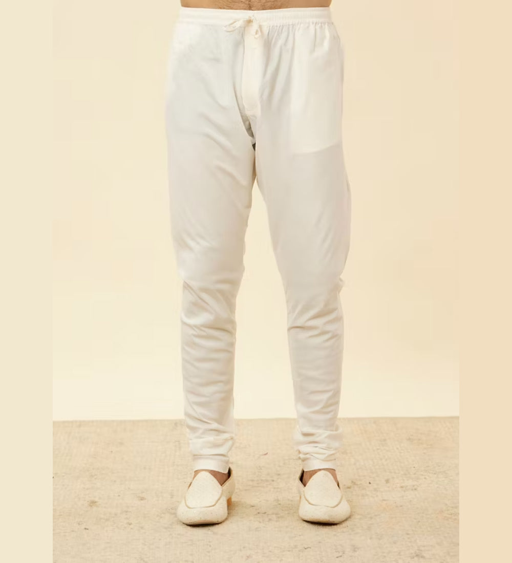 Soft Cream Petal Achkan Sherwani