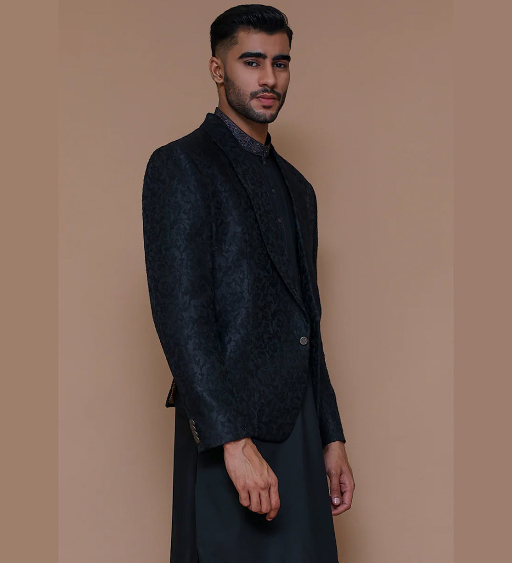 Premium Jamawar  Tap Shoe Traditional Couture Jacket