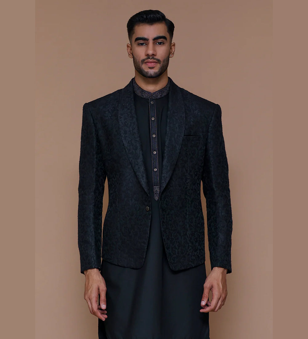 Premium Jamawar  Tap Shoe Traditional Couture Jacket