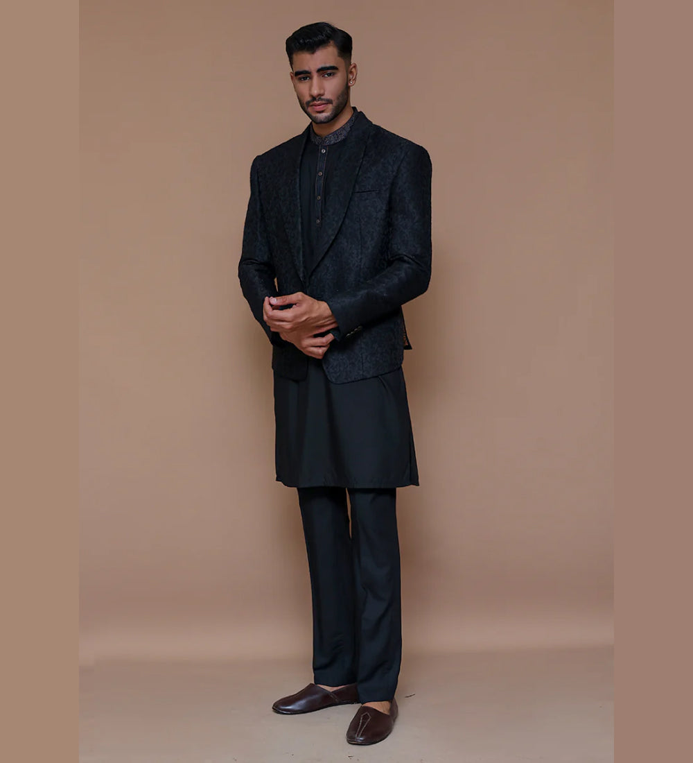 Premium Jamawar  Tap Shoe Traditional Couture Jacket