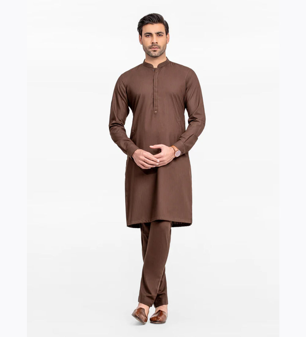 Dark Brown Kurta Pajama 