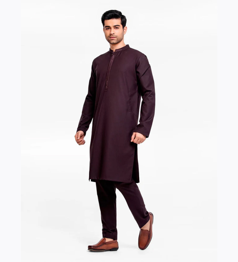 Dark Plum Kurta Pajama