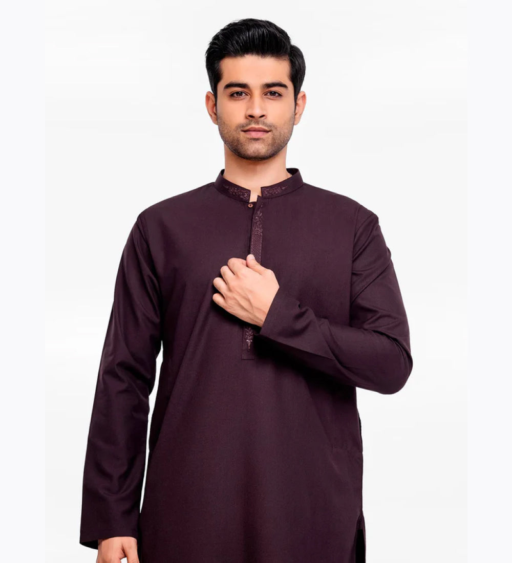 Dark Plum Kurta Pajama