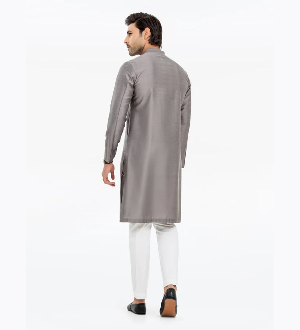 Men's Grey Kurta