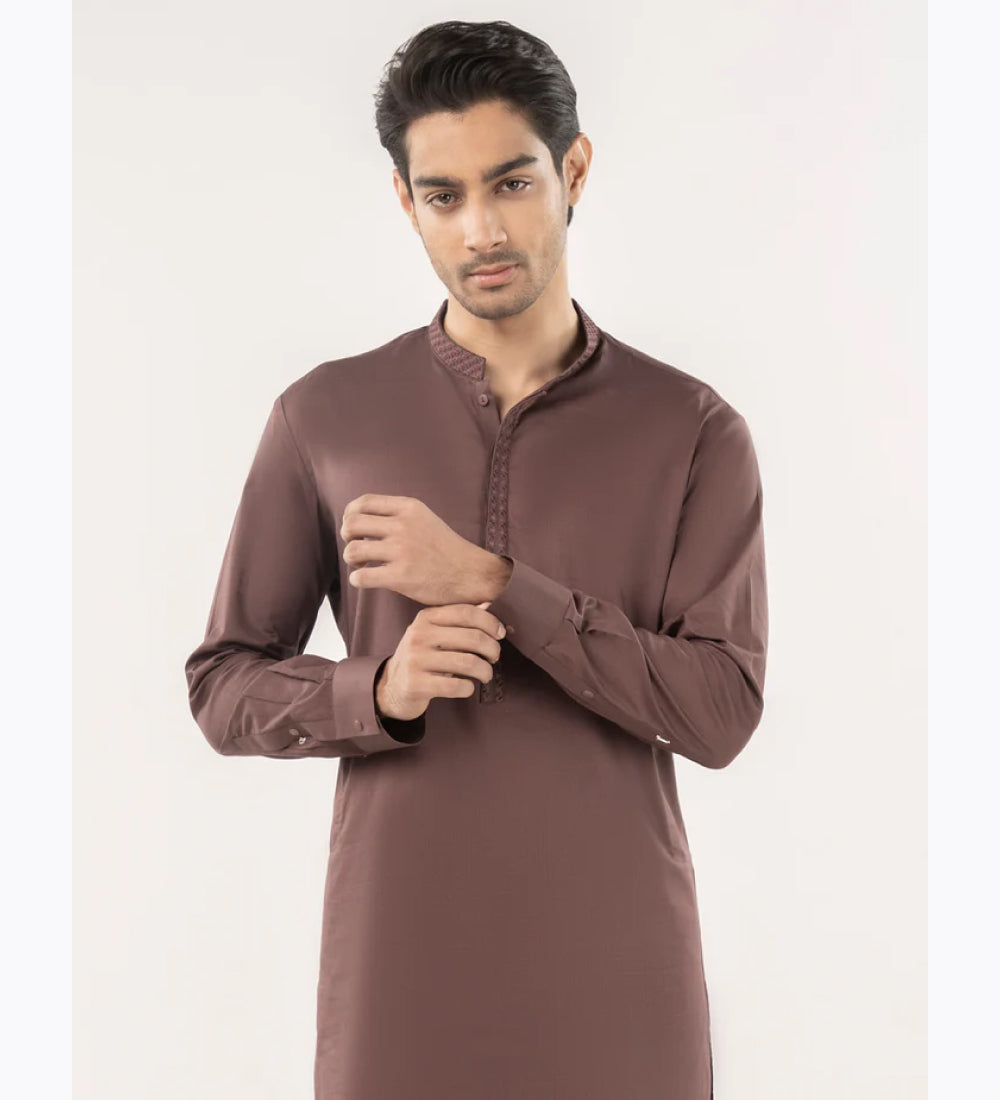 Men's Brown Kurta