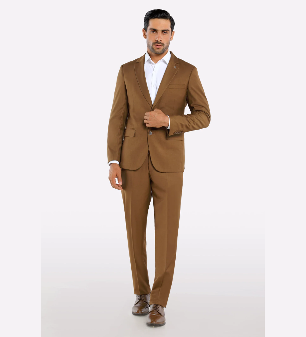 Brown Formal 2PC Suit