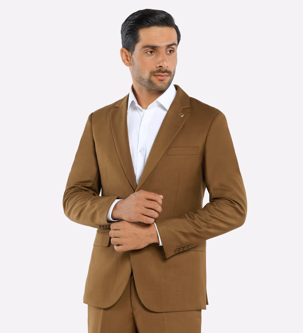 Brown Formal 2PC Suit