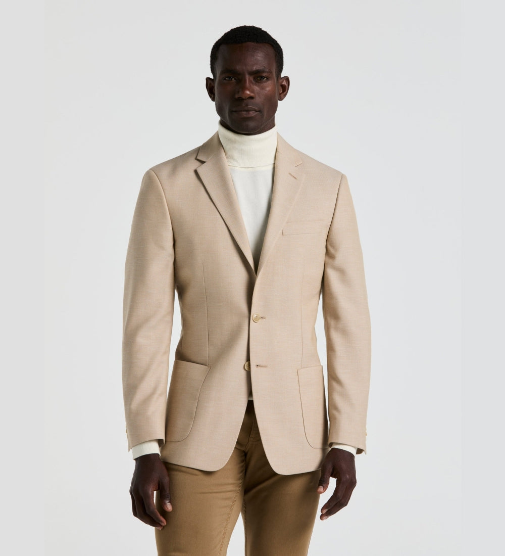 Herringbone Pattern Blazer