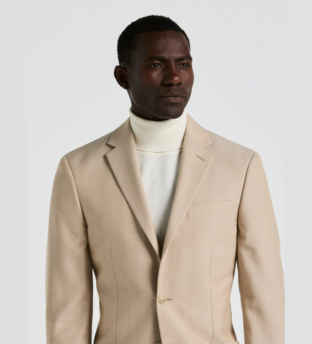 Herringbone Pattern Blazer