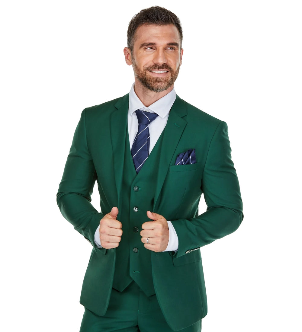 Hunter green 3 Piece Suit