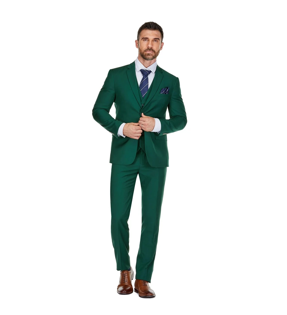 Hunter green 3 Piece Suit
