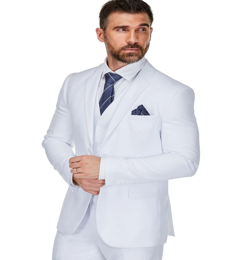 White 3 Piece Suit