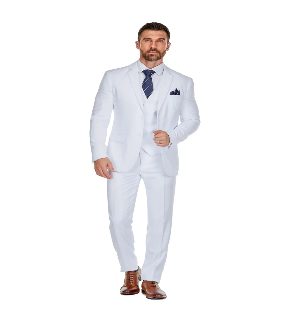 White 3 Piece Suit