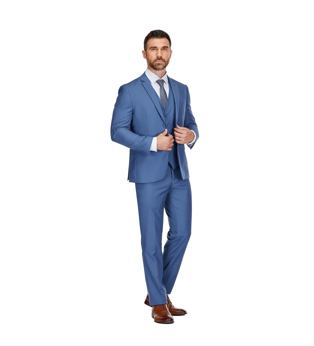 Slate blue 3 Piece Suit