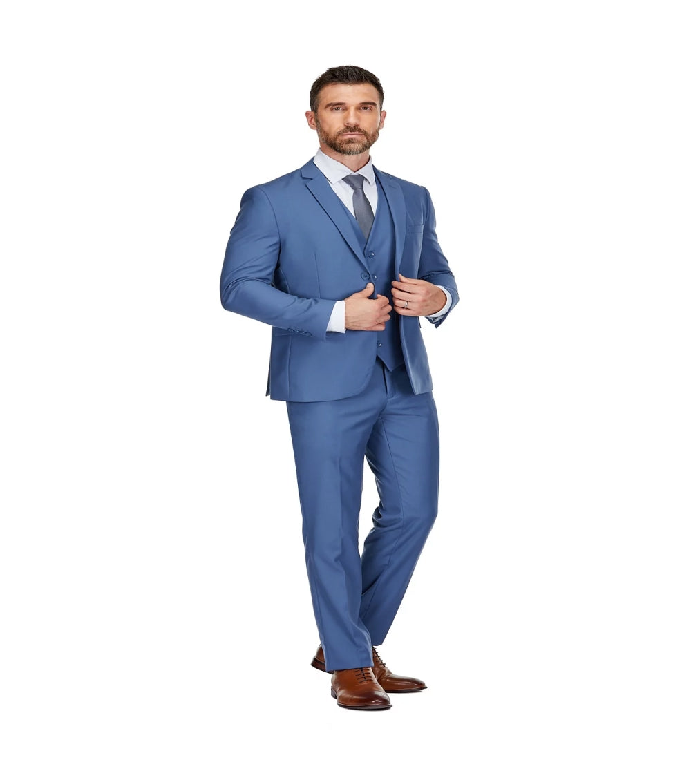 Slate blue 3 Piece Suit