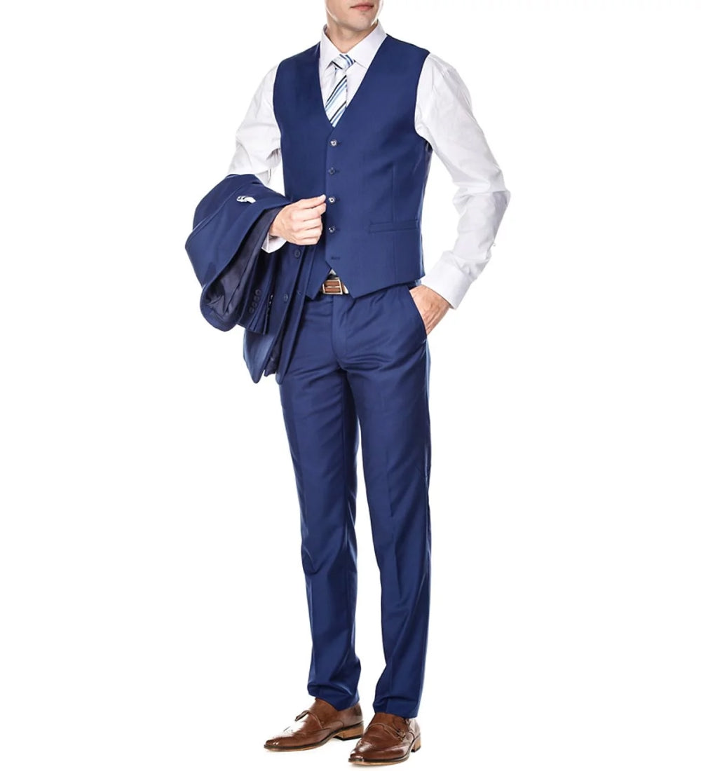Blue 3 Piece Suit