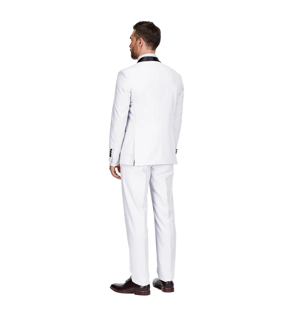 Modern White 3 Piece Suit
