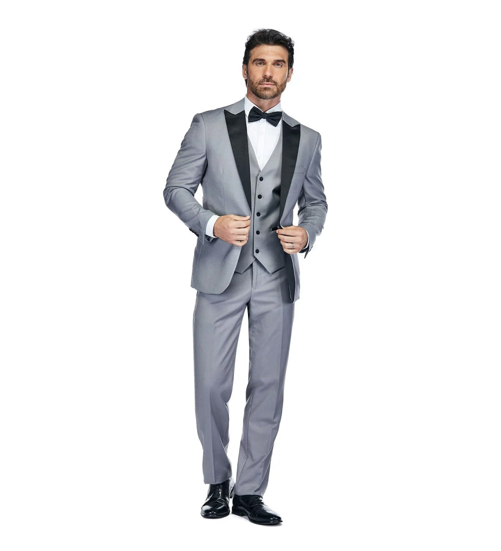 Modern Grey 3 Piece Suit