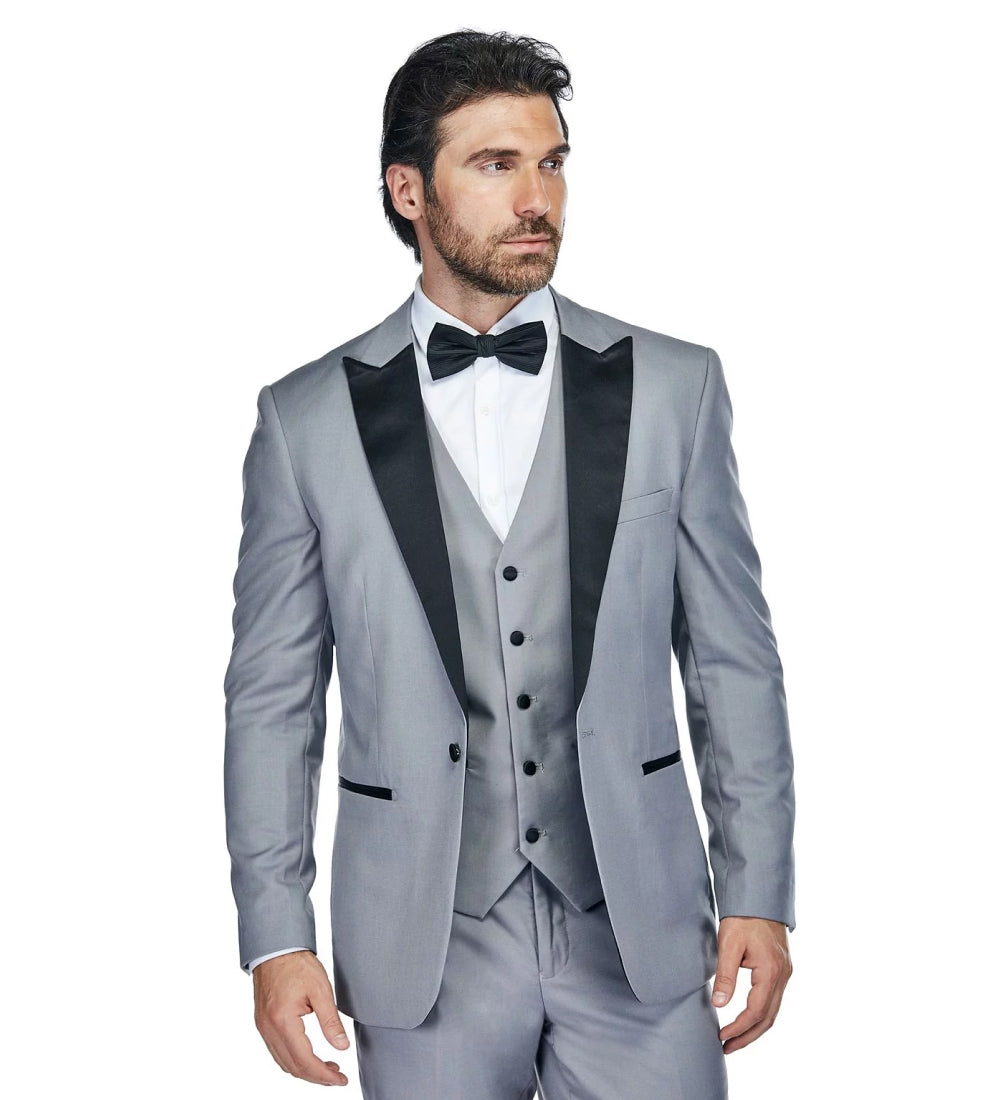 Modern Grey 3 Piece Suit