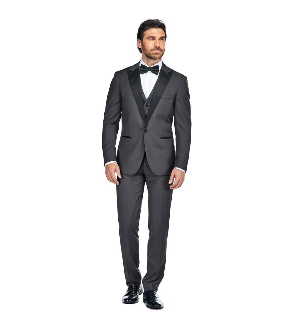 Modern Charcoal 3 Piece Suit