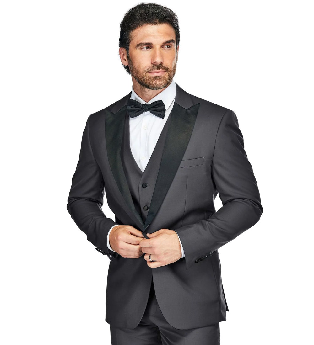 Modern Charcoal 3 Piece Suit