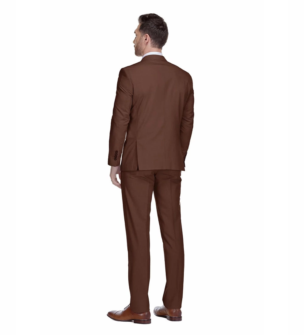 Brown 2 Piece Suit