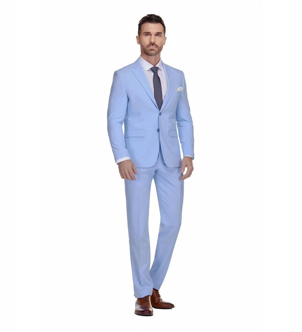 Sky Blue 2 Piece Suit